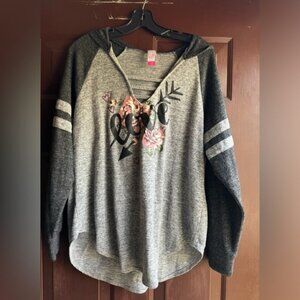 No Boundaries “Love” hoodie